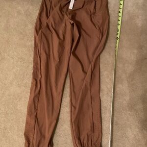 Victoria's Secret Brown Jogger Track Pants with Elastic Cuffs